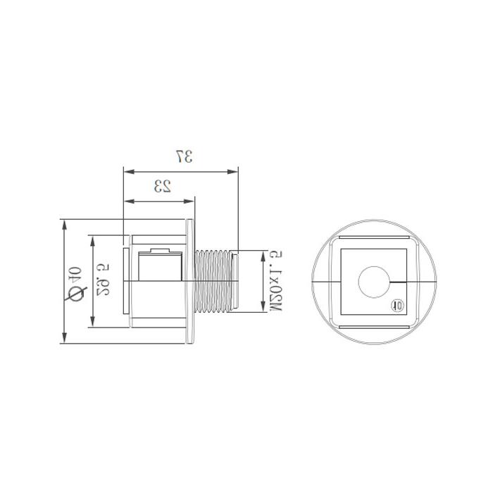 KBL电缆引入系统、螺纹规格M20x1.5、螺纹长度14 mm、KBL-QVT20、047201